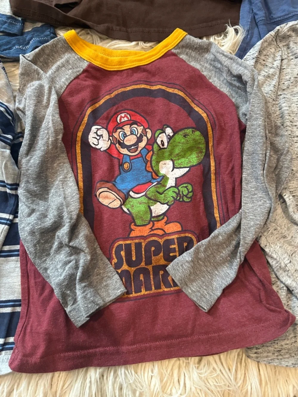 4T/ 4/5 Boys Long-Sleeve tee lot - set of 6